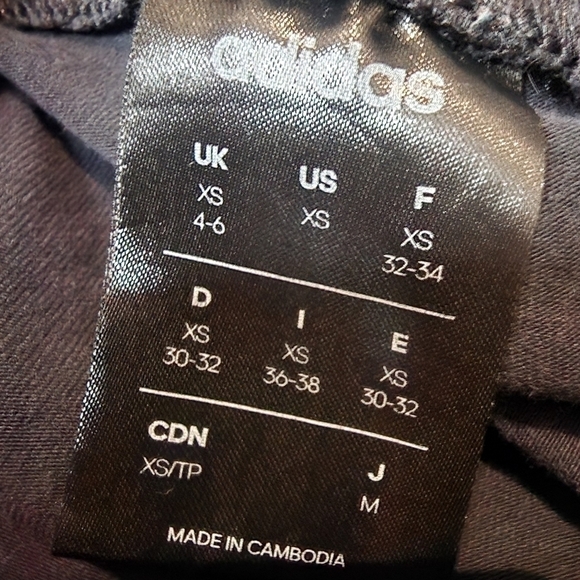 Adidas leggings womens xs 4-6 - Picture 3 of 3